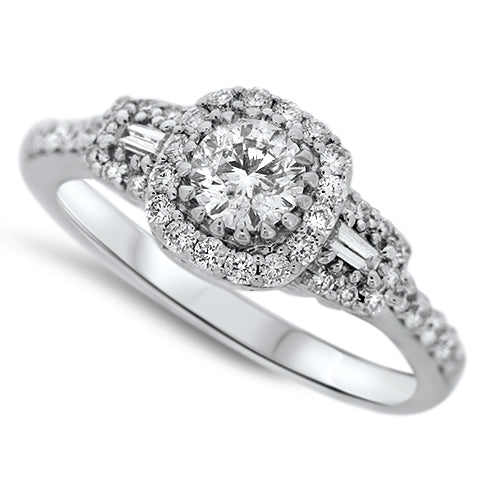Halo Diamond Ring